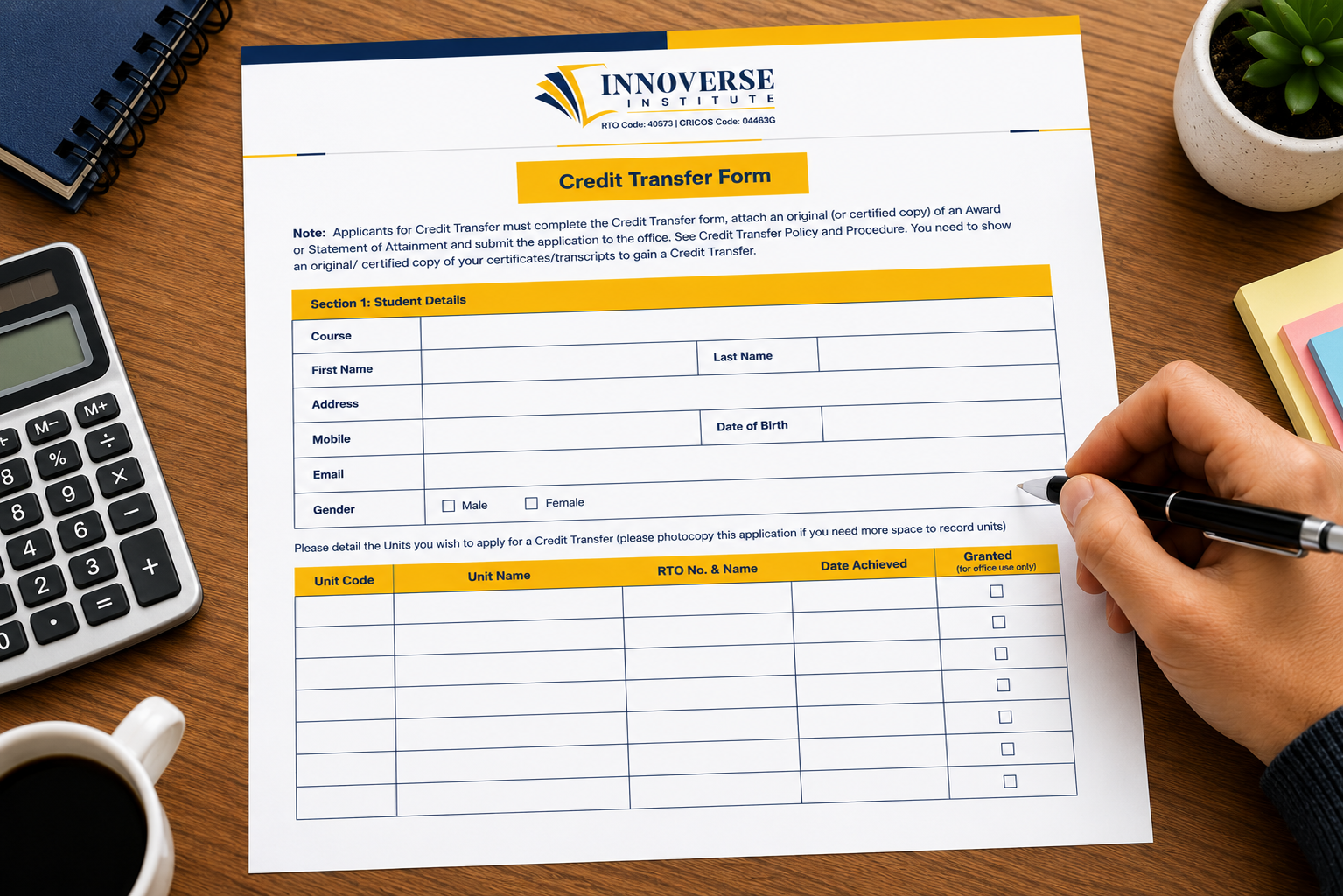 Credit Transfer Image Innoverse